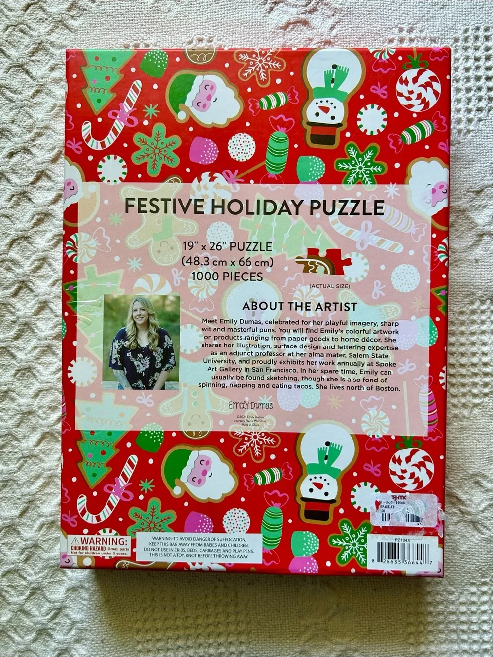 Emily Dumas Holiday Puzzle • 1000 Piece Christmas Tree • 19x26